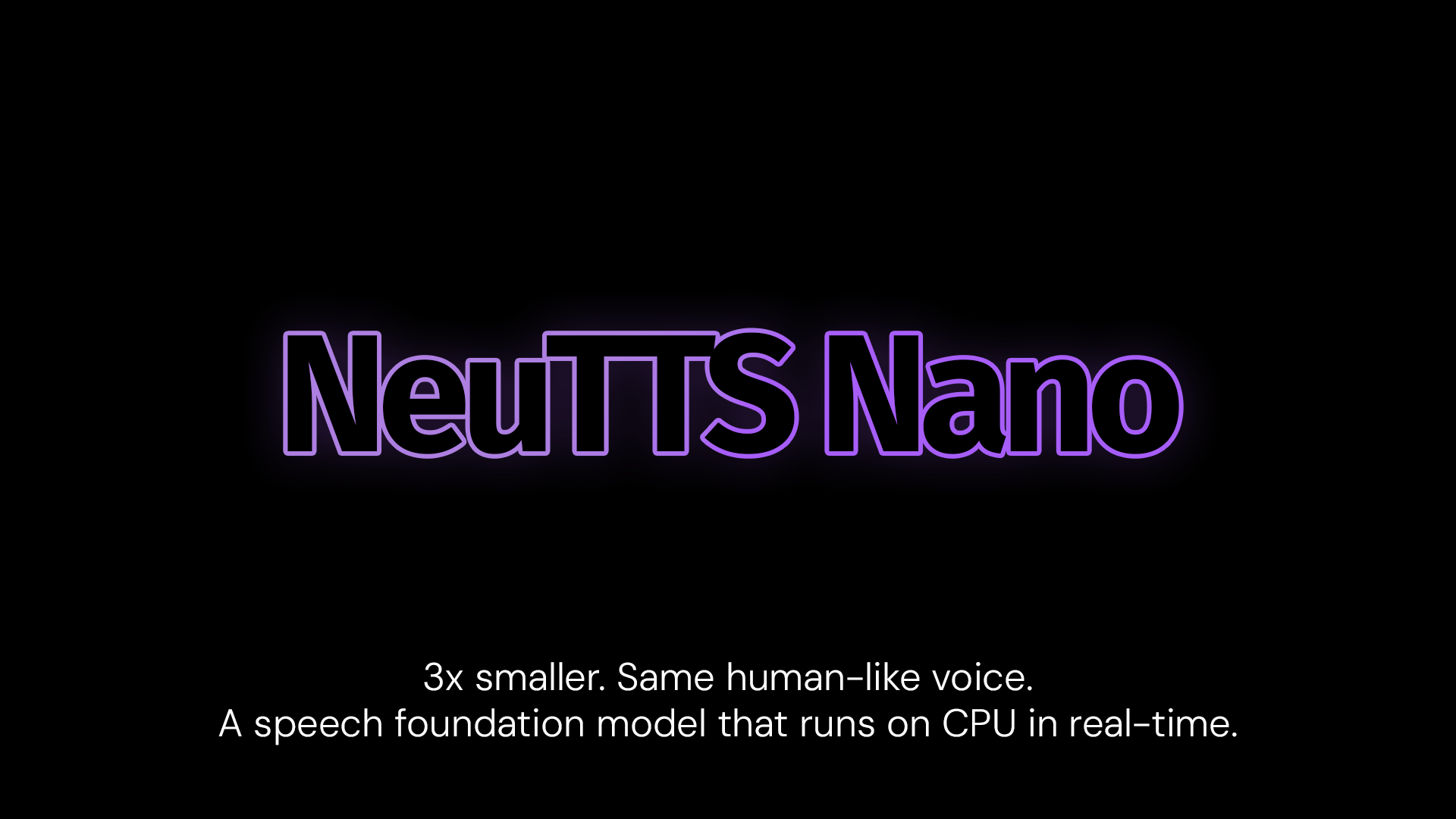 NeuTTS Nano introduction video thumbnail