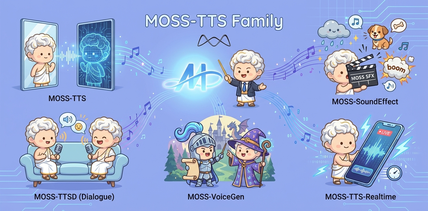 MOSS-TTS Family introduction diagram